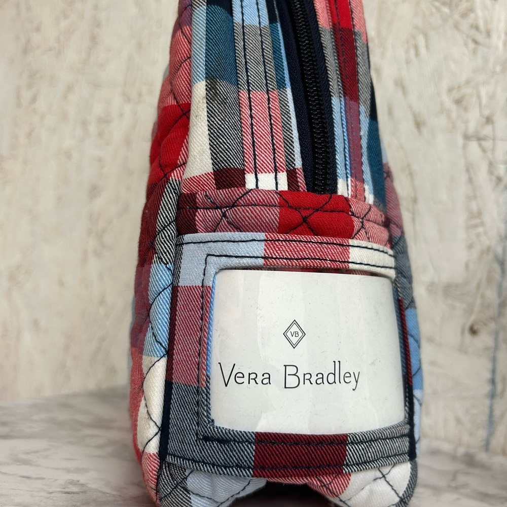 Vera Bradley Red and Blue Plaid Mini Bag